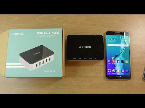 QICENT 5 port 39 watt Super Charger for Note 5 & S6 Edge etc!