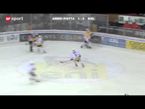 2. Spiel Playouts 01.03.11 Ambri - Biel 2 : 1