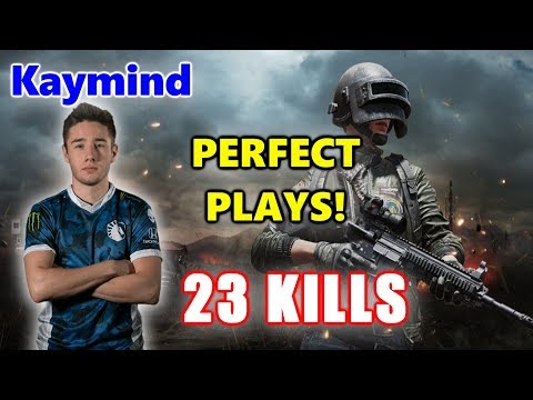 Team Liquid Kaymind - 23 KILLS - PERFECT PLAYS! - M416+Kar98k - SOLO - PUBG
