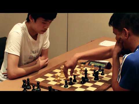 Psychologie warfare! Lu Shanglei, World champion U20, Blitz tournament Thailand Open 2013