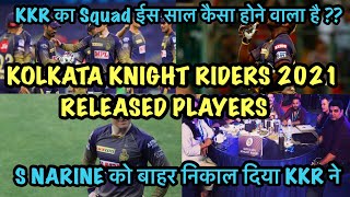 Kolkata Knight Riders Released Players 2021 | KKR 2021 Released players| KKR 2021 team | IPL 2021