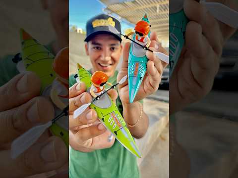 These are racing kayaks