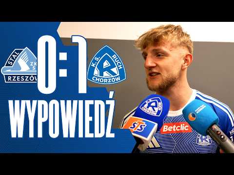 Jakub Jendryka po meczu Stal Rzeszów 0-1 Ruch Chorzów (27.02.2026)