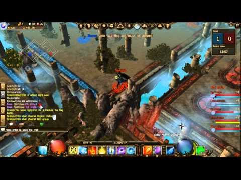 Drakensang Online 5 Vs 5 Capture the flag PvP Darksage Spellweaver Fate
