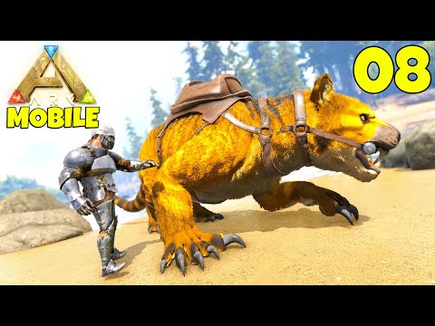Taming High Level Thylacoleo - The Island Episode 08 | Ark Ultimate Mobile