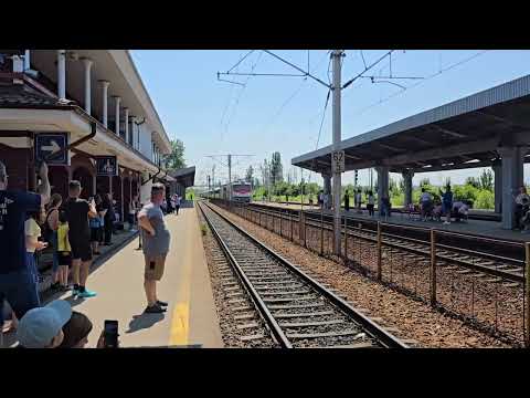 Trenul Orient Express a trecut prin Gara de  Vest din Ploiești