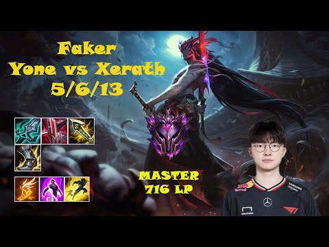🔥 Faker Yone Mid | Korea Master Solo Queue | Patch 15.7 | League of Legends 🔥