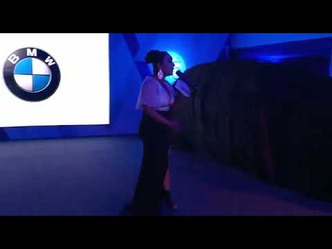 Anchor Aditi gupta hosting for BMW new car launch ×5