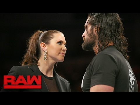 Stephanie McMahon has some news for Seth Rollins: Raw, Jan. 30, 2017