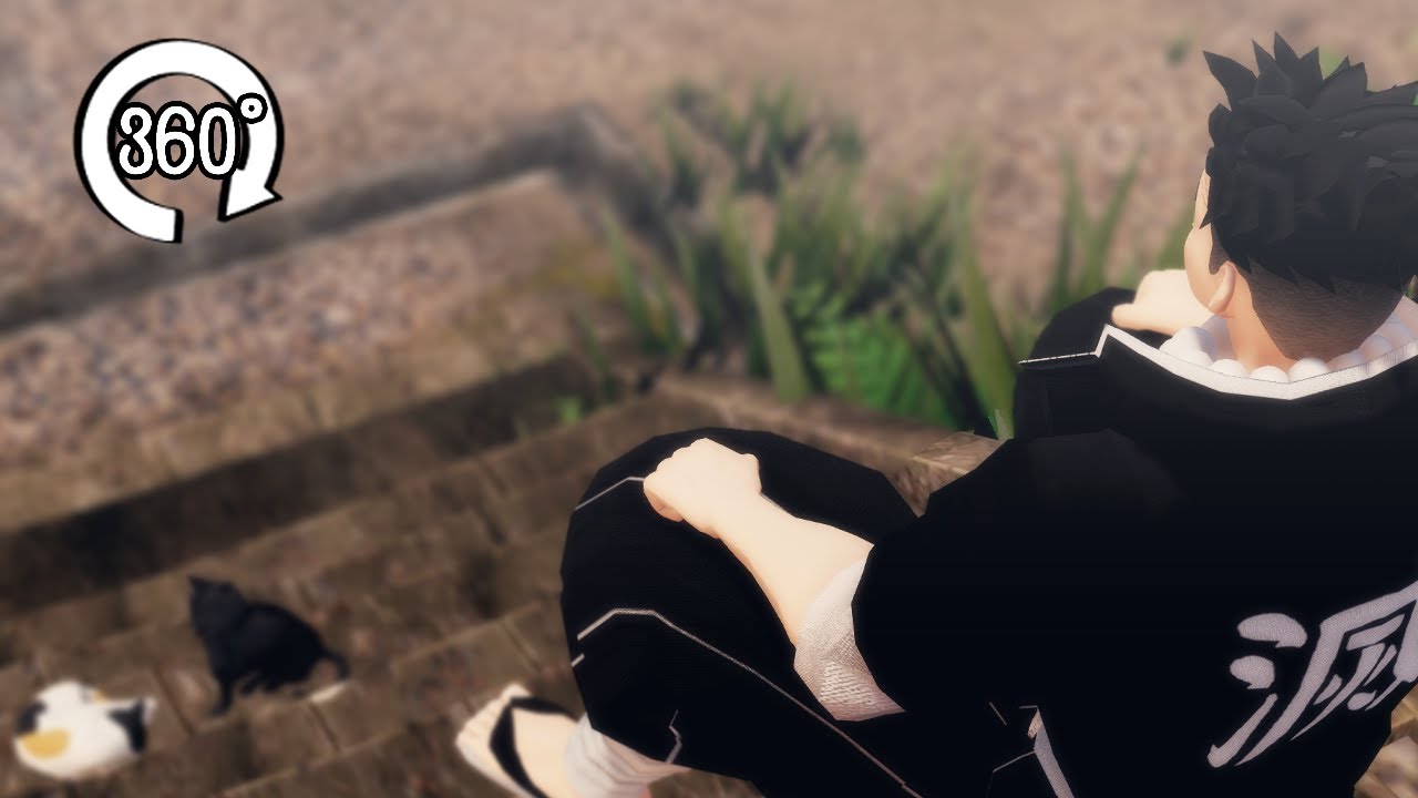【鬼滅のMMD】【360°MMD】夕焼けでしんみりwith岩柱