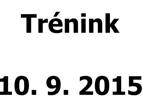 Trénink Jirkov - 10. 9. 2015 - SDH Velké Hamry