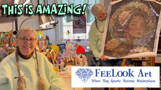 THIS IS AMAZING! I LOVE THIS FEELOOK ART DIAMOND KIT! #feelookart