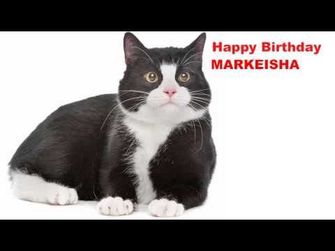 Markeisha   Cats Gatos - Happy Birthday