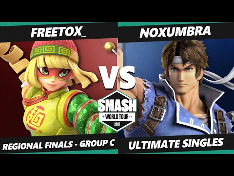 SWT EU RF Group C - Freetox_ (Min Min) Vs. Noxumbra (Richter) SSBU Ultimate Tournament