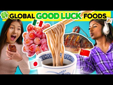 We Tried Lucky New Years Foods From Around the World I People Vs Food