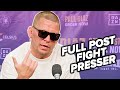 NATE DIAZ • FULL POST FIGHT PRESS CONFERENCE VS JAKE PAUL