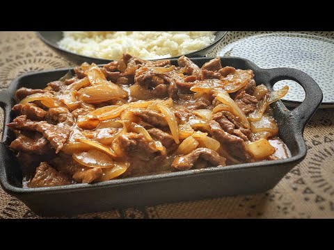 Boeuf aux oignons facile et rapide (recette asiatique)