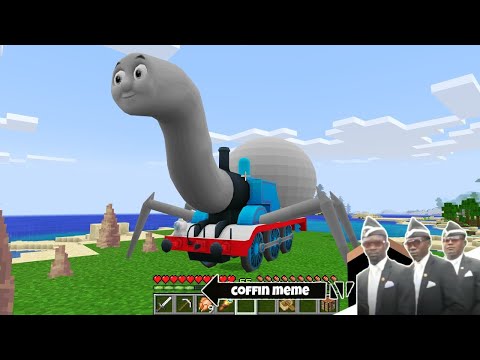 I found Worm Thomas Tank Engine in Minecraft - Coffin Meme