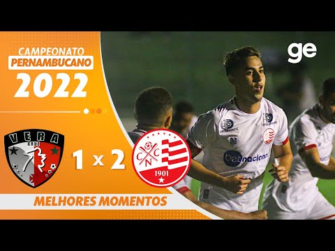 VERA CRUZ 1 X 2 NÁUTICO | MELHORES MOMENTOS | 4ª RODADA DO PERNAMBUCANO 2022 | ge.globo