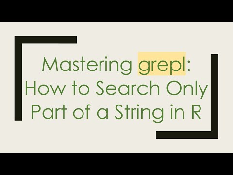 Mastering grepl: How to Search Only Part of a String in R