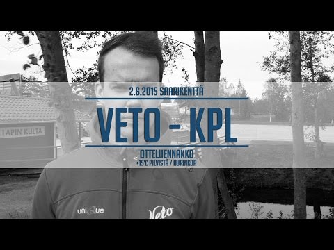 2.6.2015 Veto - KPL otteluennakko