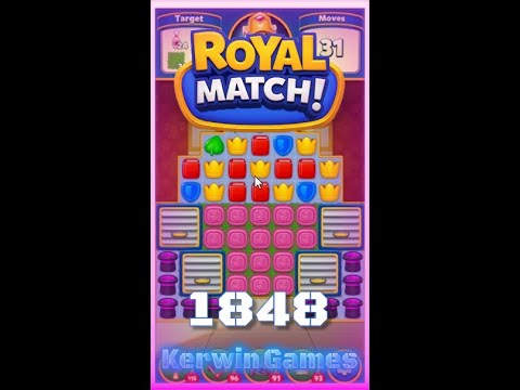Royal Match Level 1848 - No Boosters Gameplay