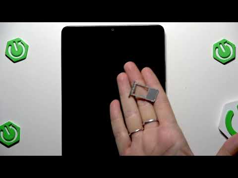 LENOVO Tab One – How to insert a microSD card