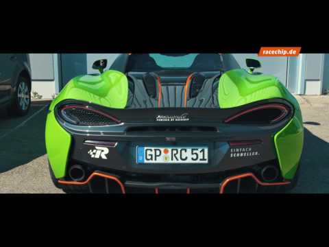 RaceChip McLaren 570S | Akrapovic Performance Exhaust | Start-up, Revving & Driving