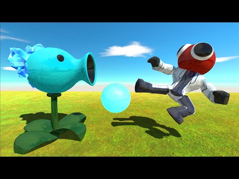 Rainbow Friends Attack Snow Pea - ARBS