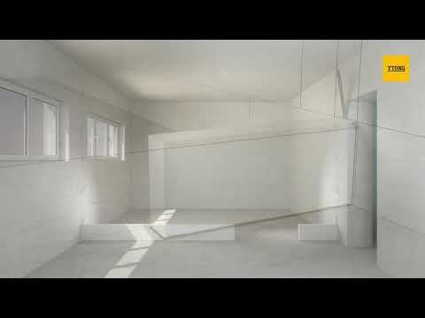 Ytong |  Grundschritte der Verarbeitung einer nichttragenden Innenwand aus Porenbeton