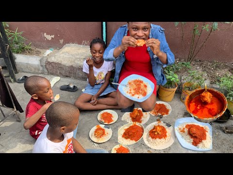 This Valentine’s Nigerian Tomato stew is so Good- My kids can’t get enough | African village