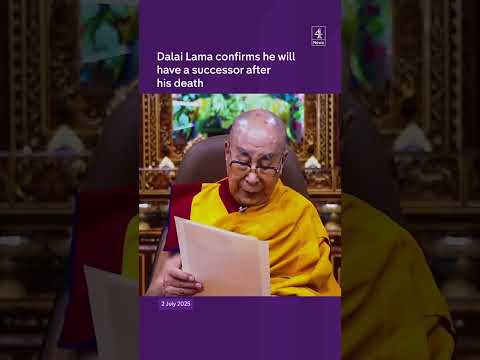 Dalai Lama announces he will have a successor after his death