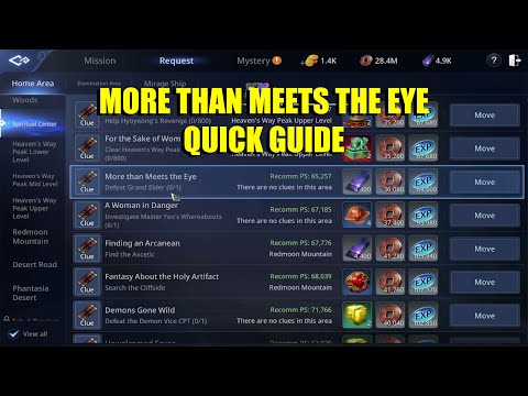 MIR 4 - MORE THAN MEETS THE EYE | REQUEST MISSION QUICK GUIDE