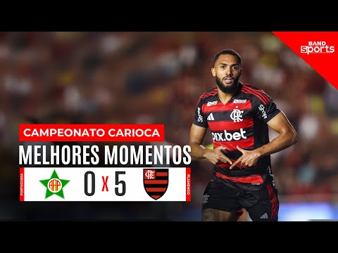FLAMENGO GOLEIA A PORTUGUESA NO CARIOCÃO | PORTUGUESA-RJ 0X5 FLAMENGO - MELHORES MOMENTOS