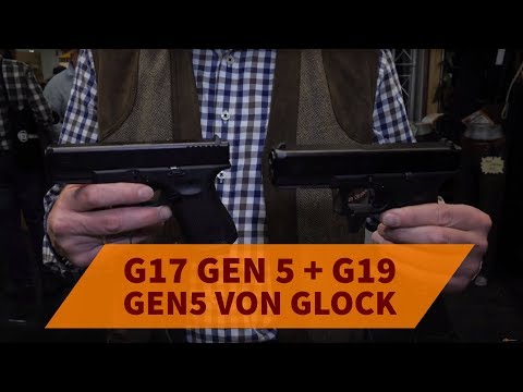 GLOCK auf der Jagd & Hund 2018: Die Pistolenmodelle G17 Gen 5 + G19 Gen5 von GLOCK