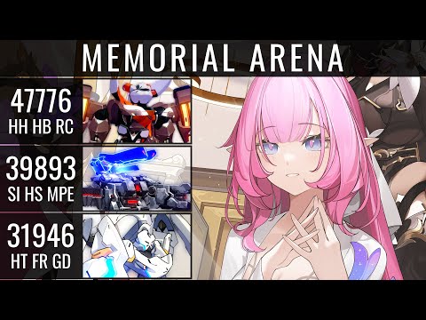 SSS Hephaestus 47776 | SSS Tank 39893 |  Heimdall 31946 - HI3 Exalted Memorial Arena