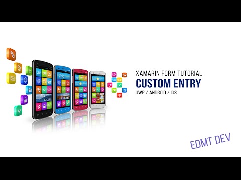 Xamarin Form Tutorial 18 Custom Entry