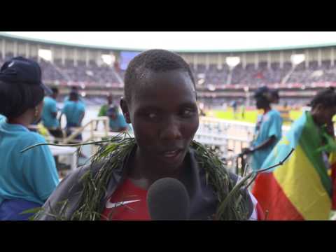 IAAF WU18 Nairobi - 800m Women Silver Lydia Jeruto LAGAT