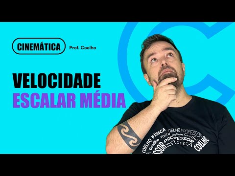 CINEMÁTICA (Aula 03): Velocidade escalar média | Professor Coelho