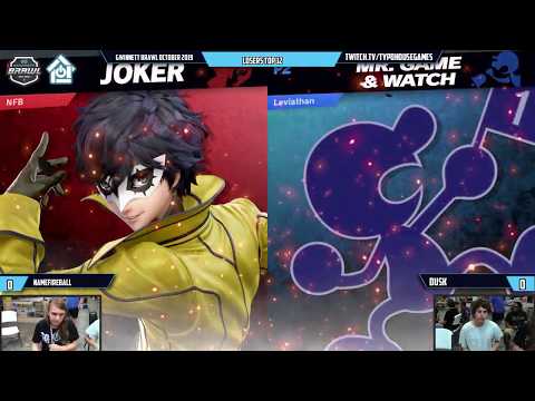 Gwinnett Brawl October 2019 - NameFireball(Joker) VS Kip!(Game & Watch) - Losers top 12