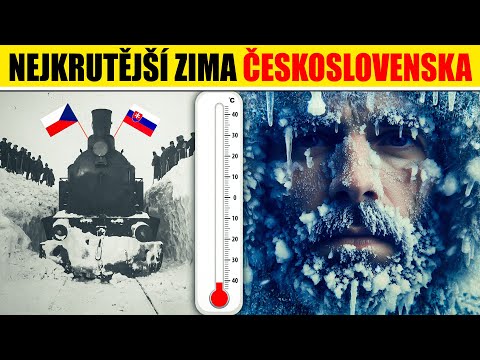 MRÁZ TISÍCILETÍ! Nejkrutější zima v dějinách Československa: Orkán, potopa, tornádo