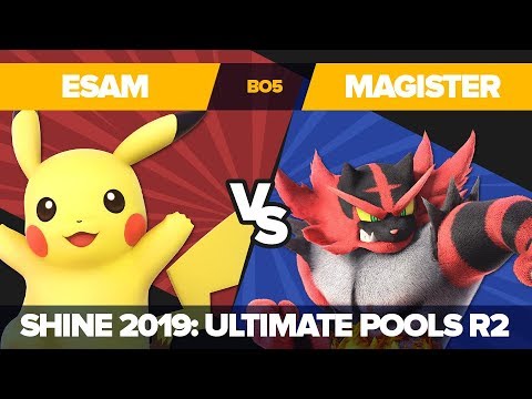 ESAM vs Magister - Winners' Semifinals: Ultimate Singles Pools - Shine 2019 | Pikachu vs Inceneroar