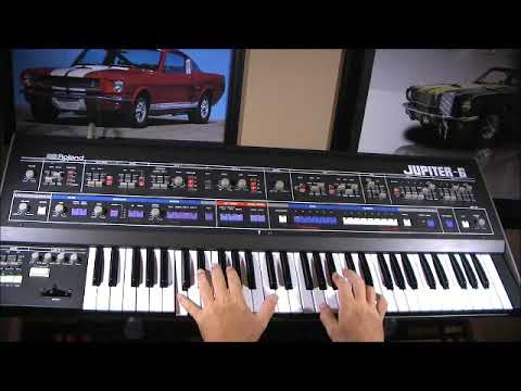 Roland Jupiter 6  A beautiful sounding synthesizer!!