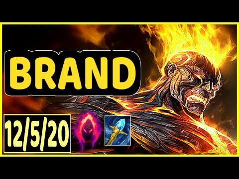 BRAND VS SONA - 12/5/20 KDA SUPPORT GAMEPLAY MASTER I