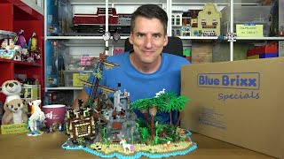 Ein Paradies für Horny: 3200 Teile-Pirateninsel BlueBrixx® 107096 Riff-Außenposten