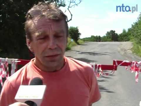 Górki - Gracze. Osunęła się droga