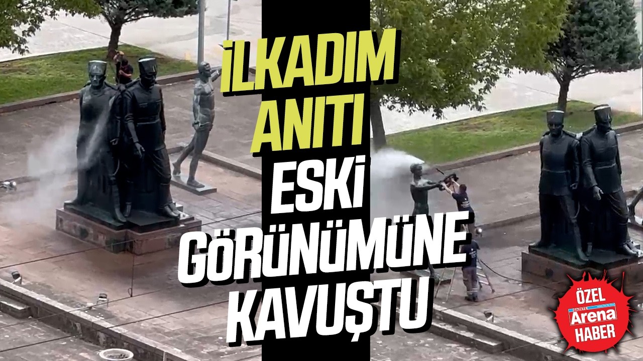 Samsun İlkadım Anıtı eski görünümüne kavuştu
