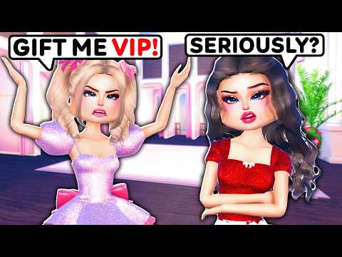 This Spoiled Brat *DEMANDED VIP*... So I Got Revenge in Dress to Impress!