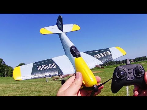 KFPLAN Z61 3 Channel RC BF109 Messerschmidt Flight Test Review