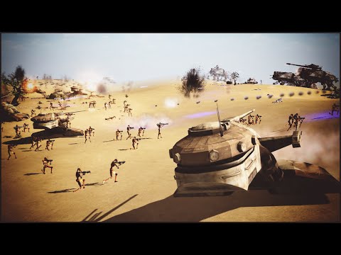 MASSIVE DROID ATTACK - Star Wars: Galaxy at War Mod Gameplay